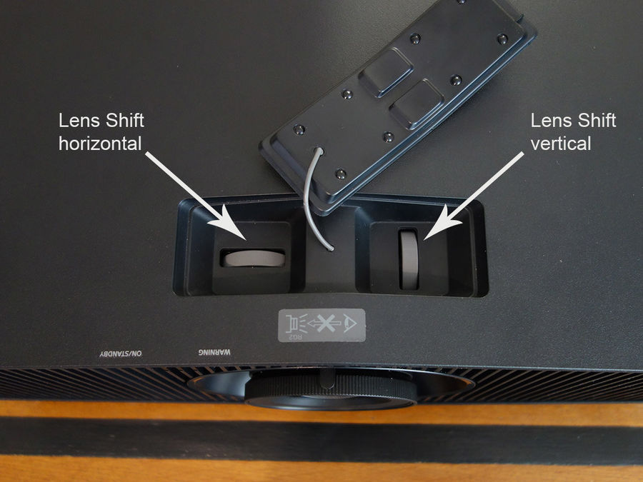 Sony VPL-XW5000ES : lens shift manuel