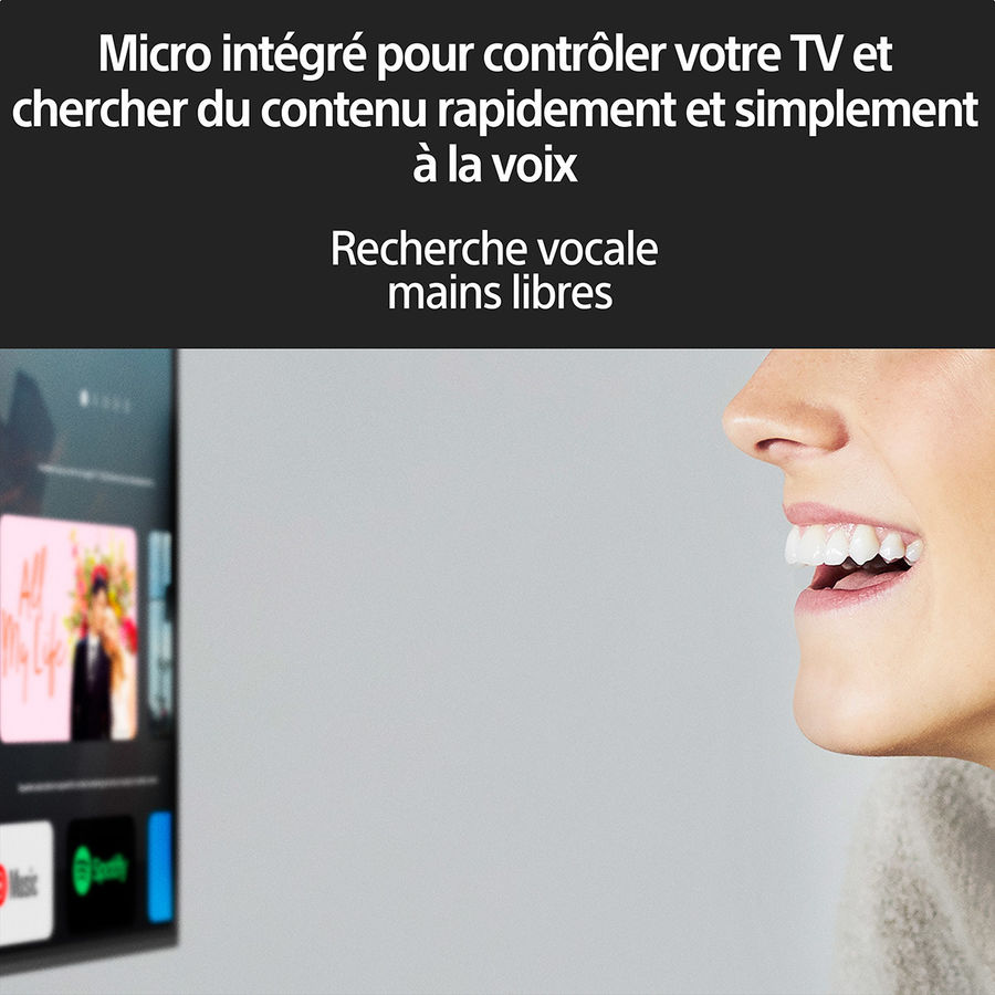 Sony XR-65A95K : Google TV, contrôle vocal