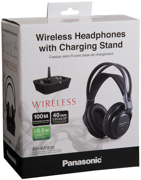 Panasonic RP-WF830E-K - Casques sans fil sur Son-Vidéo.com