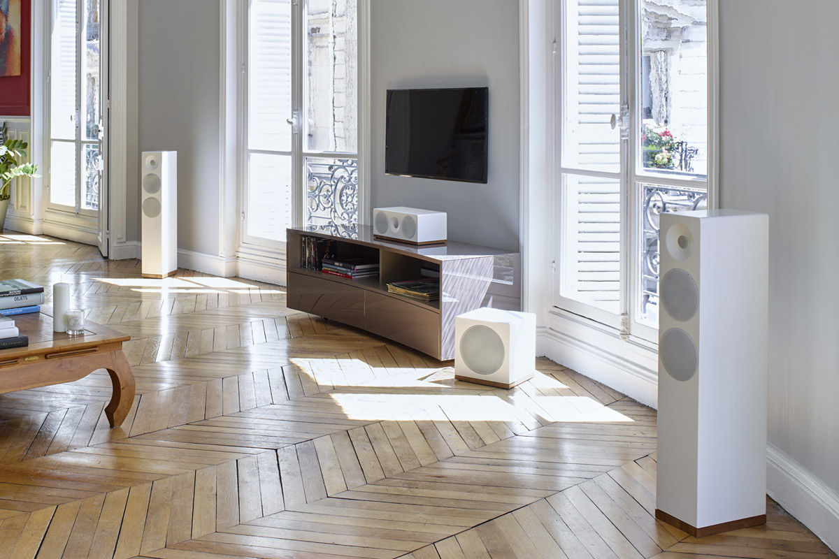 Enceinte colonne hifi stéréo hautefidélité / homecinéma