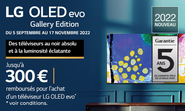 TV OLED LG : jusqu'à 500 € remboursés