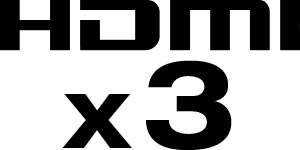 HDMI x 3 (nombre de connecteurs)