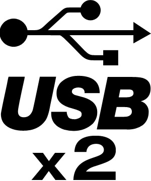 USB x 2 (nombre de connecteurs)